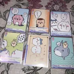 【ちいかわ】ヴァイスシュヴァルツ《箔押しなかよしなど6枚☘️スリーブ入りセット》