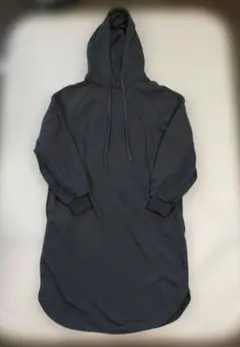 アーバンリサーチ ダークグレー フード付きワンピース パーカー F