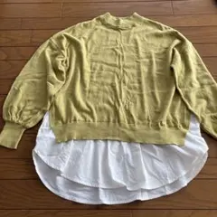 トップス　コットンニット　セーター