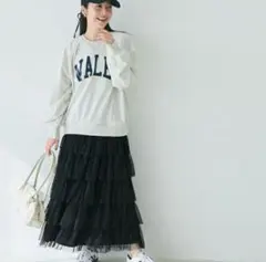 coca♡ コカ チュールティアードスカート レディース