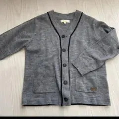 HUSHUSH カーディガン 120 グレー