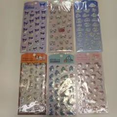 サンリオぷくっとシール 6点セット