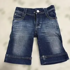 Something Girls ダークデニム ハーフパンツ