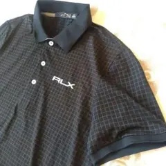 ②RLX 半袖ポロシャツ Sサイズ 黒