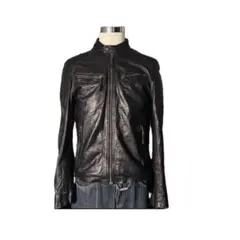 《opium》single vintage leather jacket