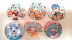 プロセカ ピザハット中国限定 アクリルスタンドピック型缶バッジ6人