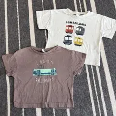サマンサモスモスラーゴム　電車　Tシャツ　2枚まとめ売りのサムネイル