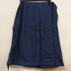 SOMETHING　デニム巻きスカート