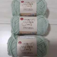 ２玉のみ販売　なないろ彩色 ミントグリーン 毛糸 25g