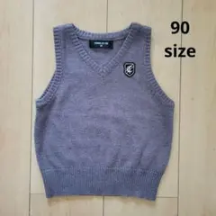 COMME CA ISM グレー ベビーベスト 90 冠婚葬祭 卒園 入園 面接