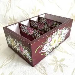 トールペイント】木製ウォールフック4連（ピンク、薔薇） - メルカリ