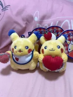 ピカチュウダイナー マスコット ハンバーガー ハート セット【ポケモンセンター】