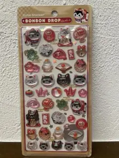 【正規品】　ボンボンドロップシール　和柄　縁起物