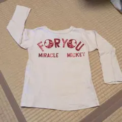 デニムダンガリー　ミッキー　 長袖カットソー　120cm