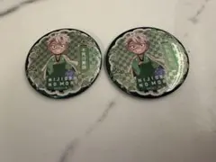 不死川実弥 NIJIGEN NO MORI 缶バッジ 2個セット