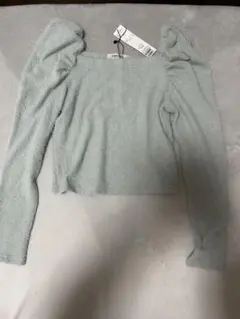 COCODEAL ミントグリーン パフスリーブニット M