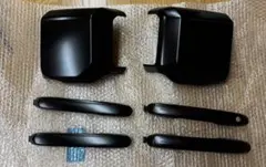 ランクル250 純正 ミラーカバー ドアハンドル チッピングブラック 6点