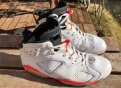 JORDAN6 ホワイト　インフラレッド　白赤　桜木花道