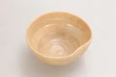 値下げ限い早い者勝楽山焼九代長岡住右衛門空味作八十路記念釘彫り共箱　片身掛け茶碗 U-tw01138-01.jpg