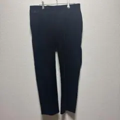 【ビサルノ】ブラック コーデュロイ ストレートパンツ メンズ