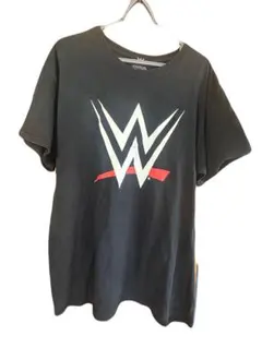 WWE ロゴプリント Tシャツ ブラック