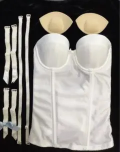 ワコール☆ブライダルインナー☆ガーターベルト付サイズC65☆ウェディングビスチェ