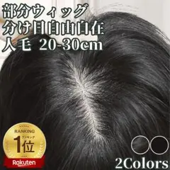 部分ウィッグ かつら 女性 部分 レディース 人毛100 ウィッグ 分け目自由