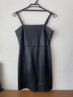 レザーミニキャミワンピース