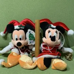 ミッキー＆ミッキークリスマスぬいぐるみ