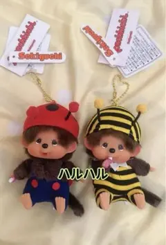モンチッチ×歌舞伎 SS顔でかキーチェーン 連獅子　藤娘　2点セット モンチッチ×歌舞伎 SS顔でかキーチェーン 連獅子|【ぬいぐるみの