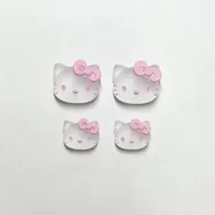 サンリオ日焼けキティネイルパーツマットピンクリボンハートキラキラ