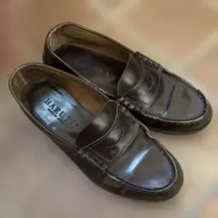 【本革】 HARUTA 茶 ローファー 24.0cm 2E