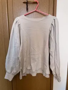 earth music&ecology 長袖パフスリーブトップス F