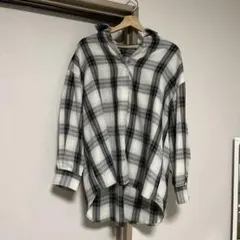 INGNI 白黒チェック柄長袖シャツ Mサイズ