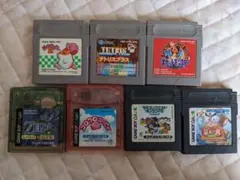 ゲームボーイ/ゲームボーイカラー ソフト7点セット ゼルダ・カービィ・テトリス等