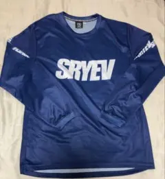 SRYEV 長袖シャツ Mサイズ ネイビー