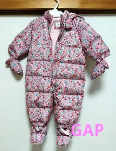 GAP 子ども用スキーウェア 花柄 ピンク