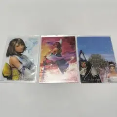 FINAL FANTASY X-2 3枚セットアートミュージアムクリアカード - メルカリ