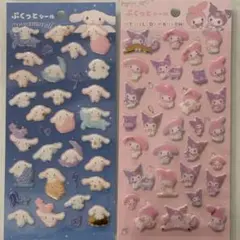 ダイソー　サンリオ　ステッカー　マイメロディ　シナモロール