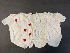 プチバトー　ロンパース肌着 60cm