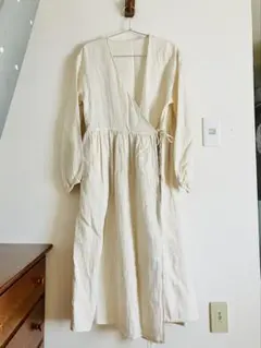 無印　ふんわりしぼガーゼ　ロングカーディガン　M 【コトリ様専用】