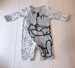 【未使用品】くまのプーさん ロンパース 60〜70cm