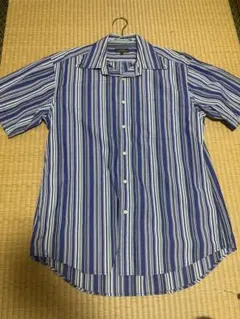 リーガル メンズTシャツ ストライプ柄 Lサイズ REGAL青×白のサムネイル