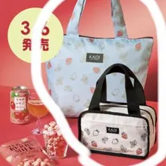 カルディ いちごトートバッグ　保冷バッグ