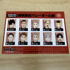 ハイキュー!! ゴミ捨て場の決戦 映画特典 第6弾 音駒