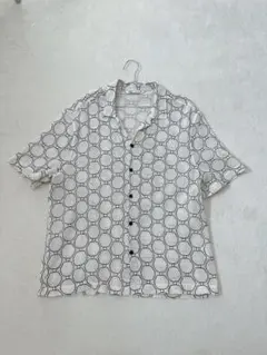 ZARA 半袖シャツ オープンカラー 総柄 XLのサムネイル