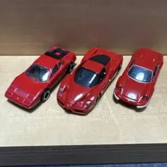 トミカ　フェラーリ 3台 BB512 エンツォフェラーリ　ディーノ246GT