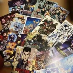 アニメ ジャンプ 映画 チラシ リーフレット ルパン三世 銀魂 ヒロアカ 他