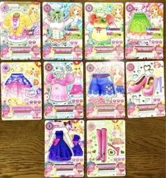 アイカツカード レア ブランド&ノーマル キュート 10枚セット①