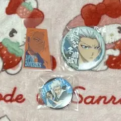 BLEACH 缶バッジ ステッカー 日番谷冬獅郎 sega ブレソル Klub